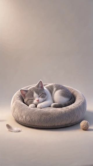 小猫咪在睡觉