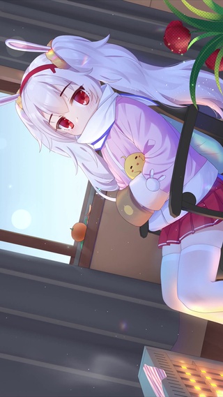 萌系冬日可爱少女