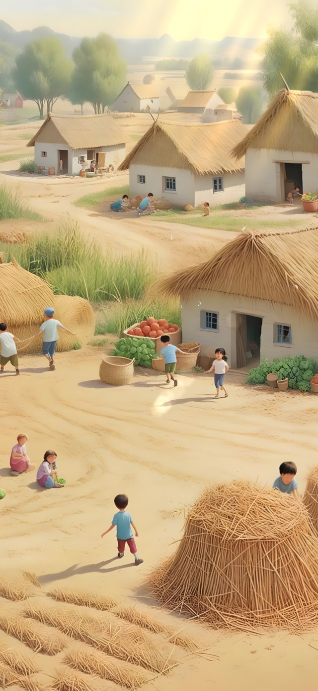 欢乐无忧~梦回儿时的收获季节！