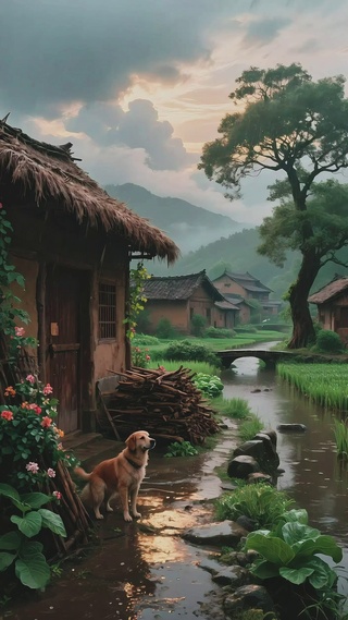 春雨小景