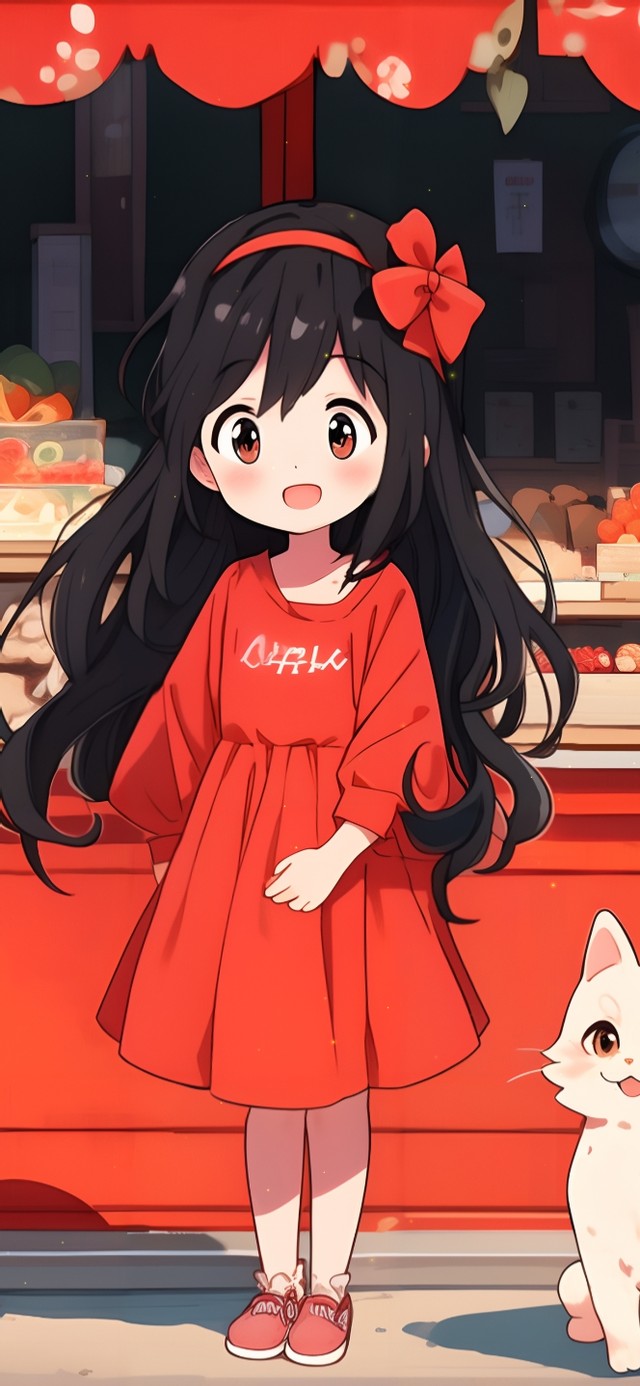 红衣小女孩