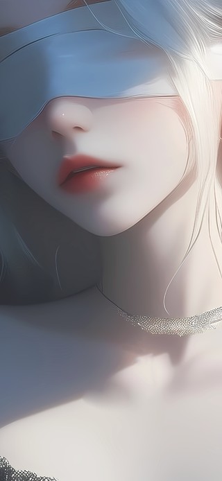 清纯面纱女孩