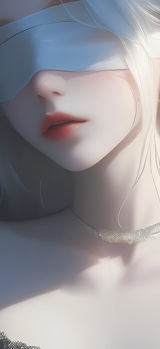 清纯面纱女孩