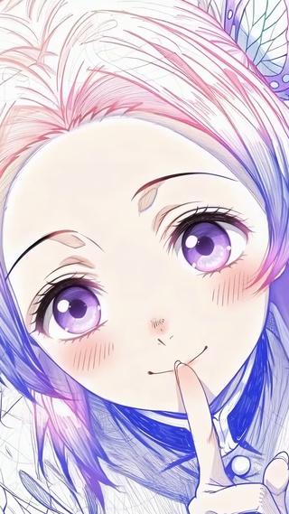 紫藤花下的蝴蝶忍