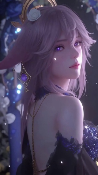 奇幻暗夜邂逅神子少女