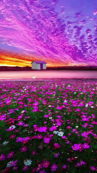 浪漫的花海