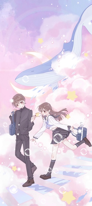 粉蓝鲸云