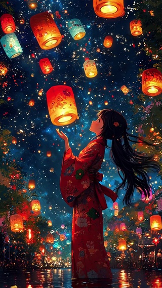 华灯初上