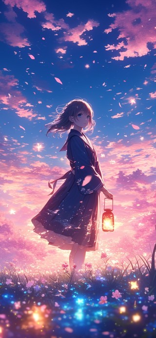 孤独的小女孩
