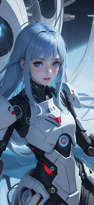 太空女机器人