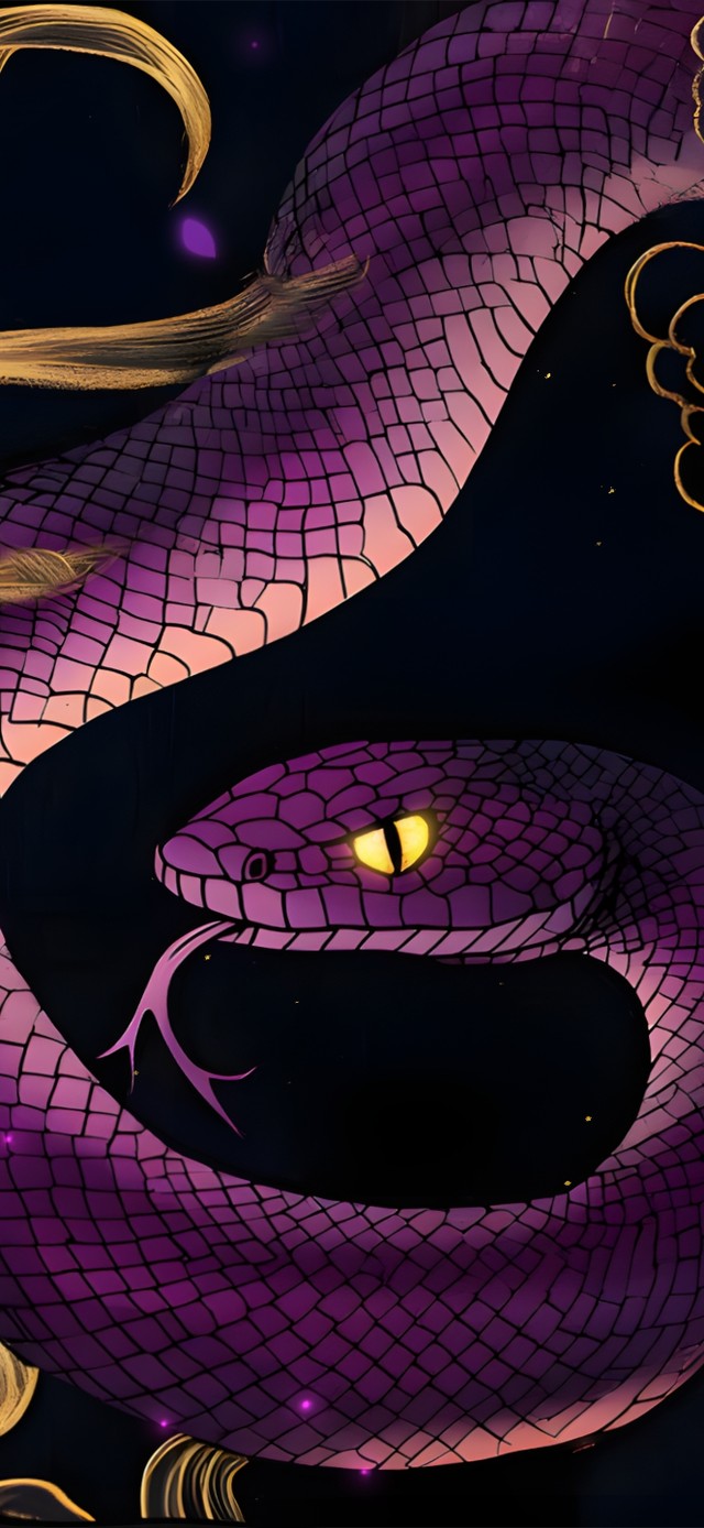 2025紫蛇祥云 蛇来运转！