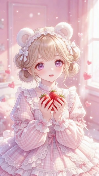 软乎乎少女梦幻草莓一隅