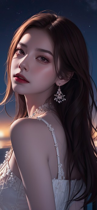 唯美长发女生