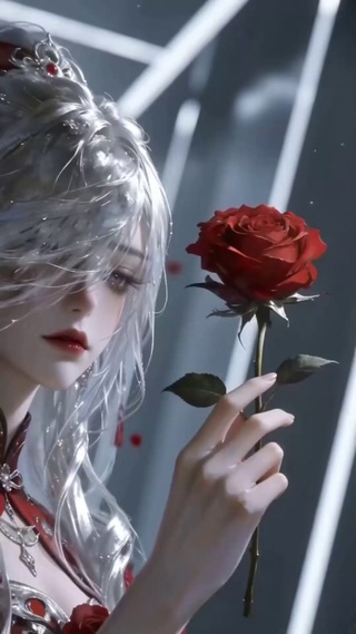 送你一朵玫瑰花_1