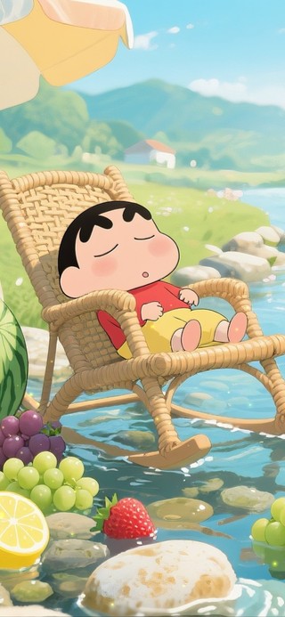 夏日惬意小新