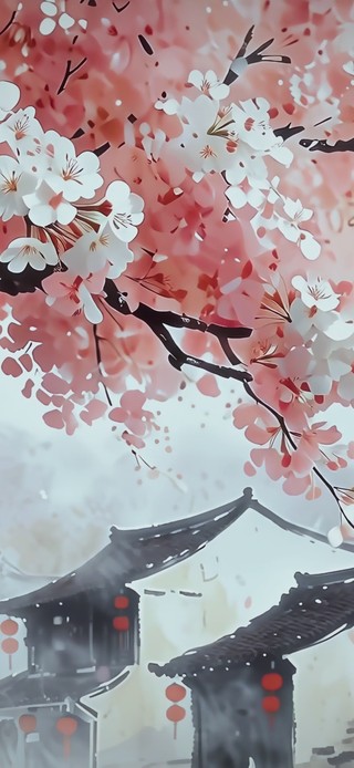 春入江南樱自开