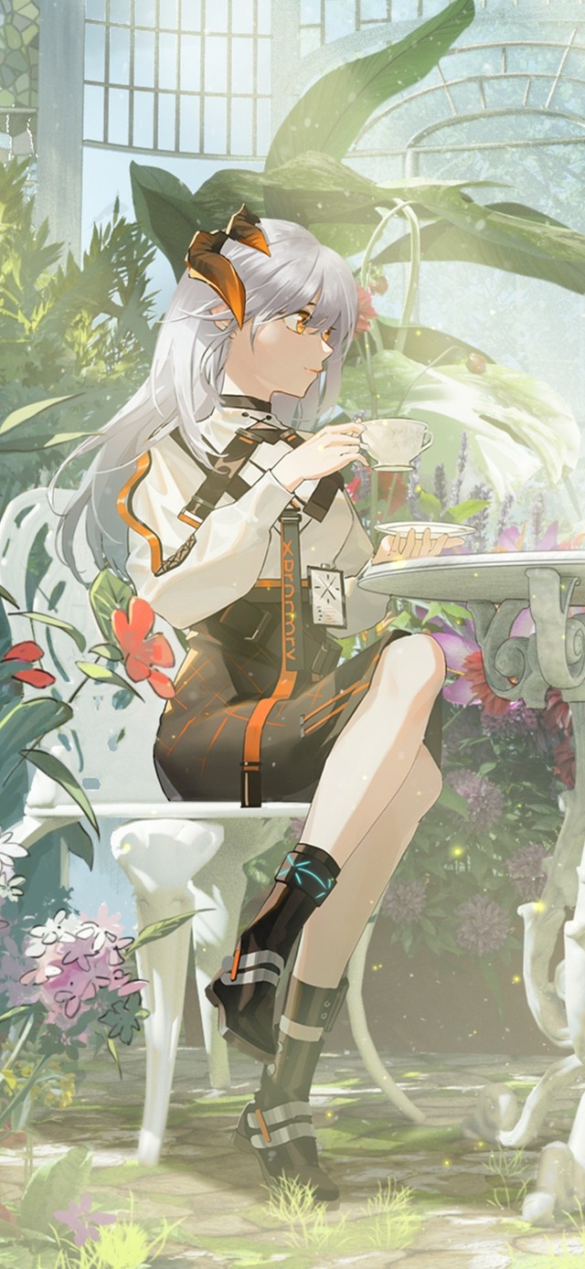 温馨花园女孩