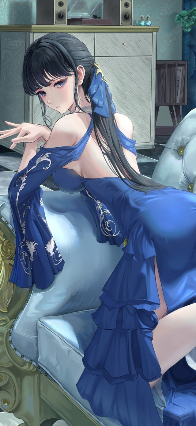 4K性感礼服美女