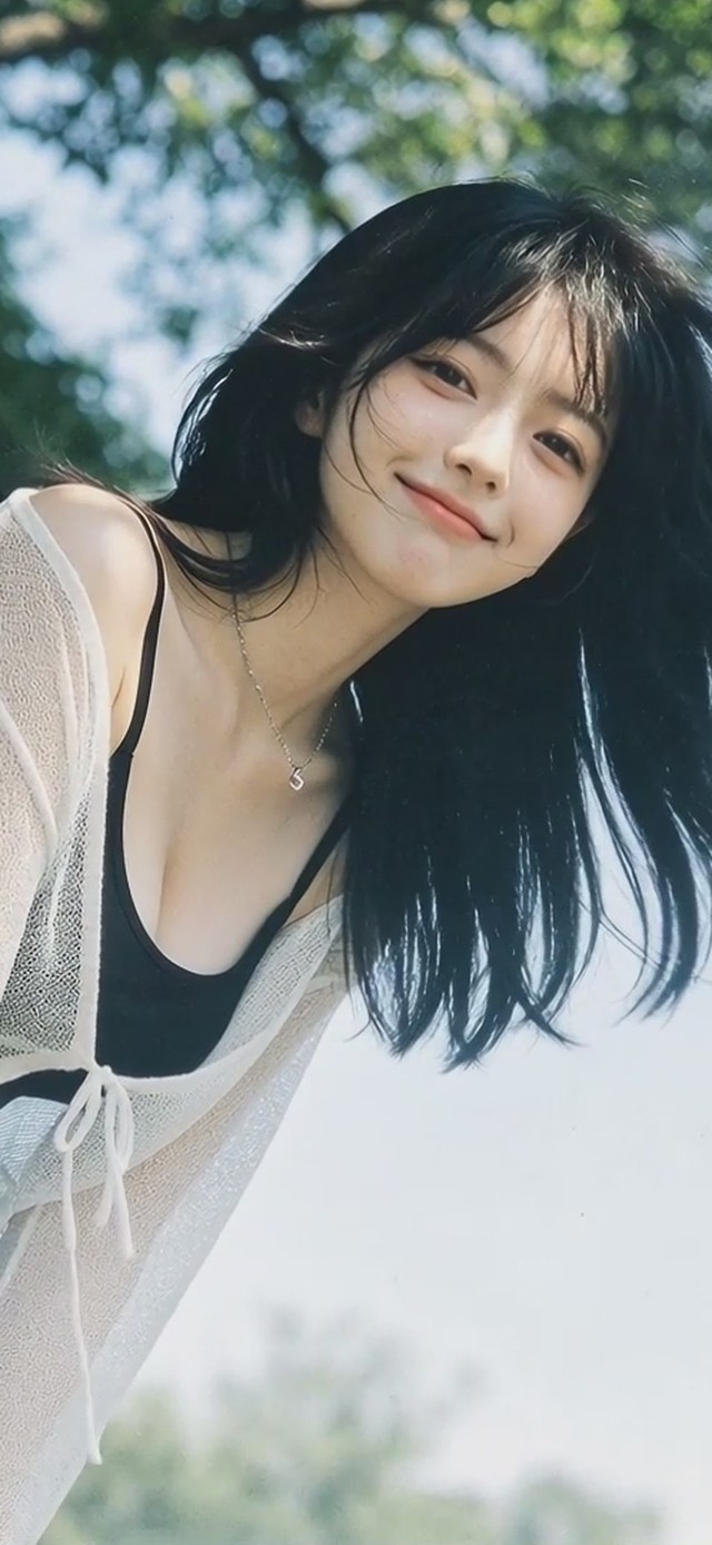 甜甜的女孩
