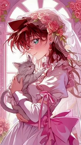 名侦探柯南 粉色女孩