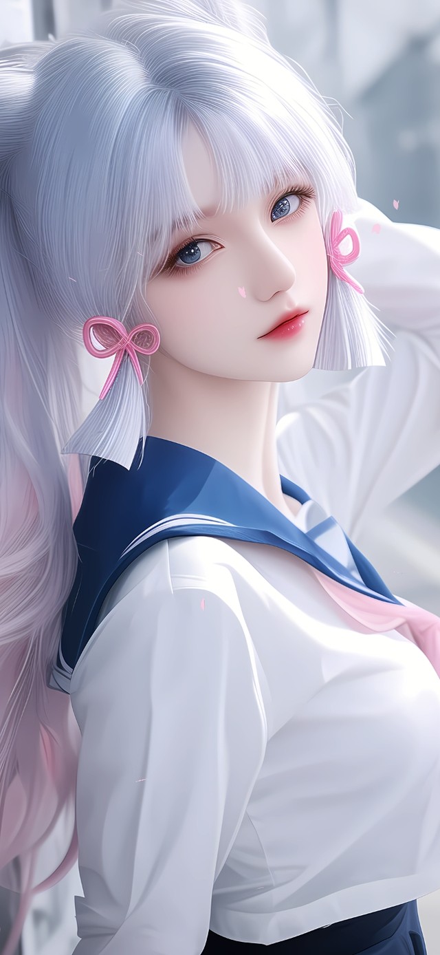 清纯COS少女(美女手机动态壁纸) - 美女手机壁纸下载 - 元气壁纸