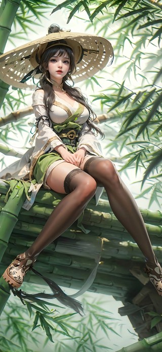 竹林美女侠客