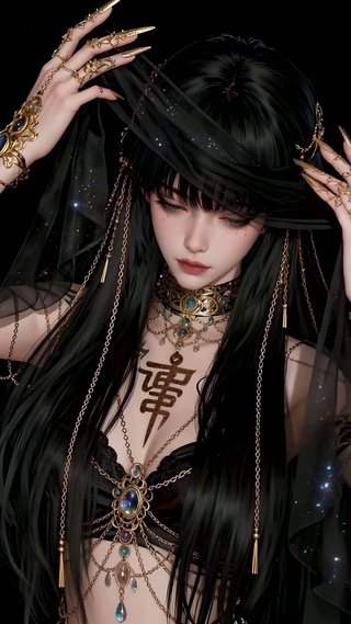 暗黑异域风情少女