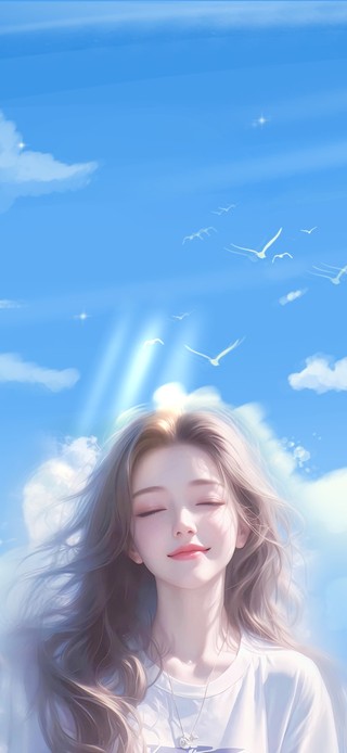 蓝天白云自由的味道