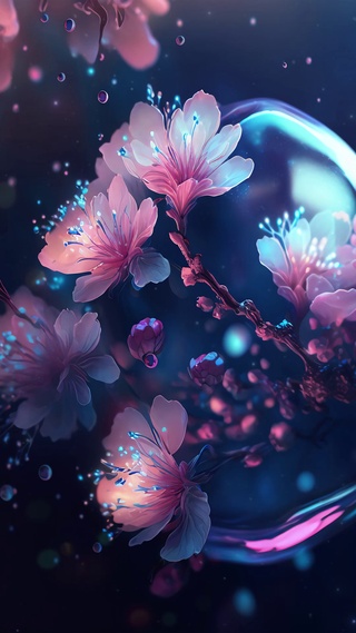 水晶花卉9