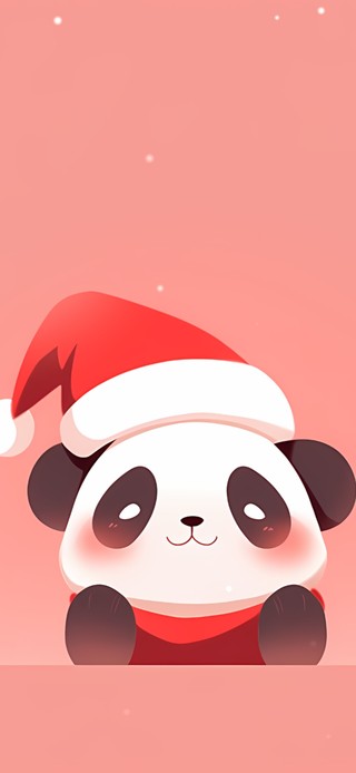 圣诞小熊猫