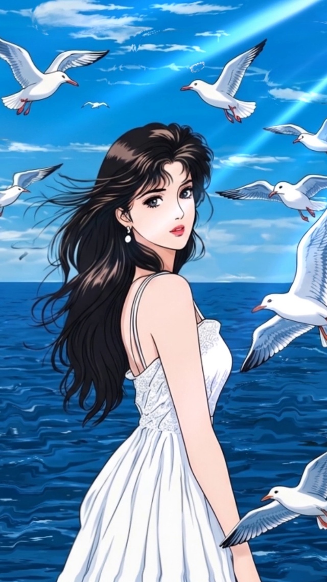 海边女孩