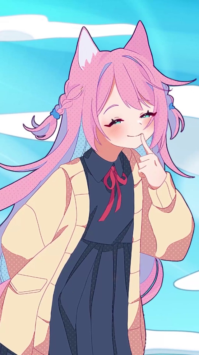 萌萌的少女 