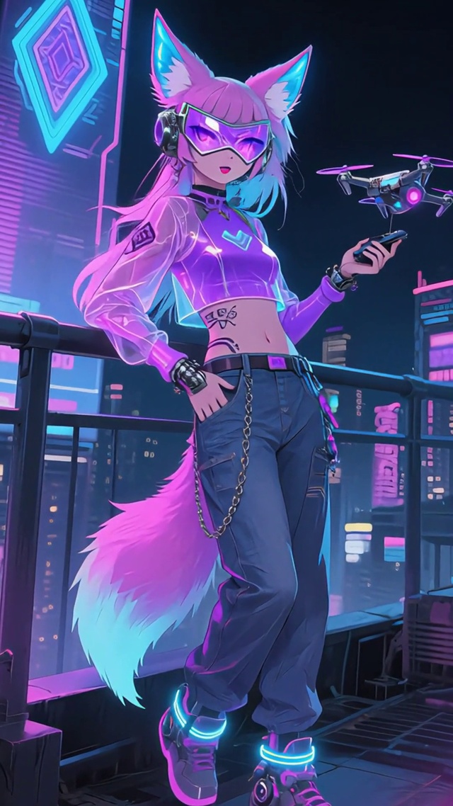 梦幻紫狐