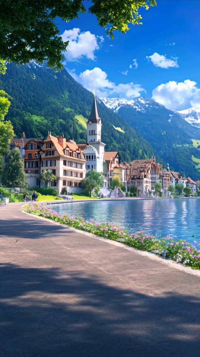 护眼白云树木花草树木