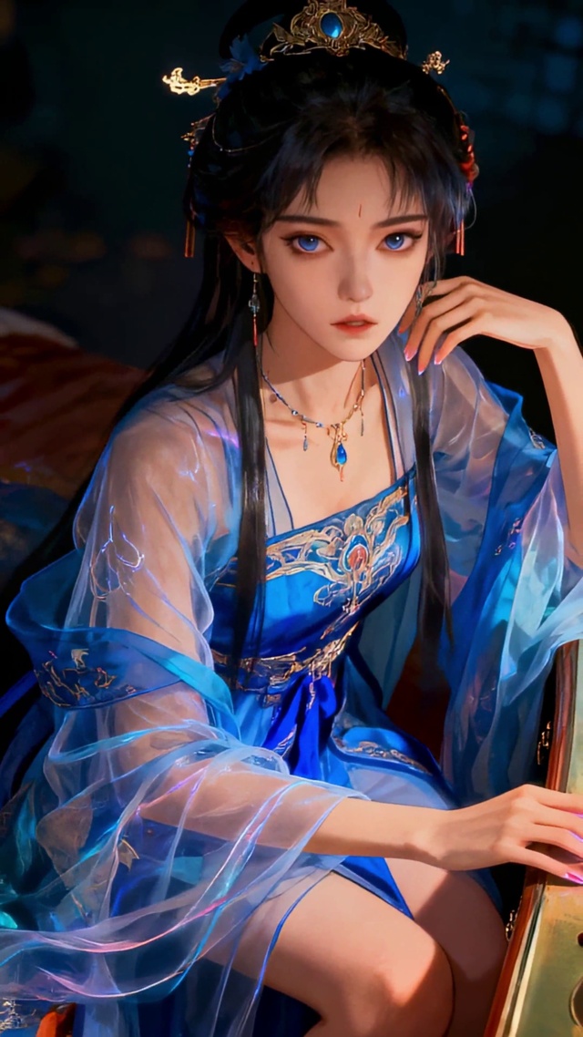 玉镜描妆