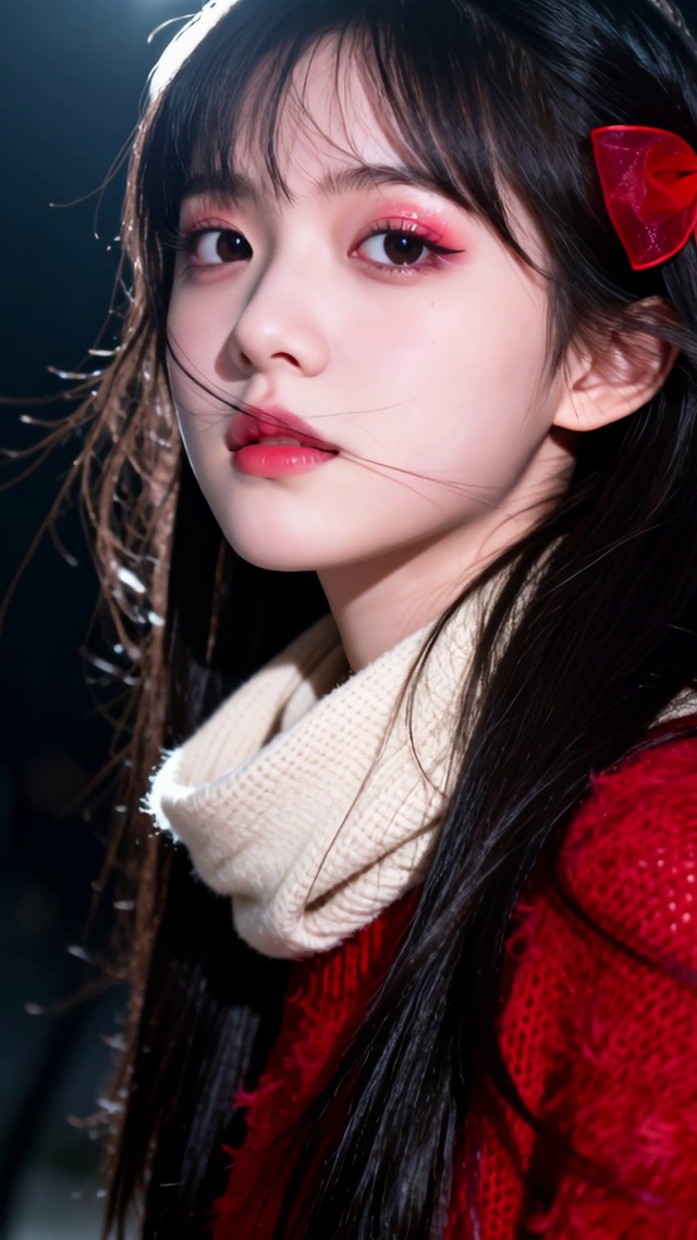 红衣少女