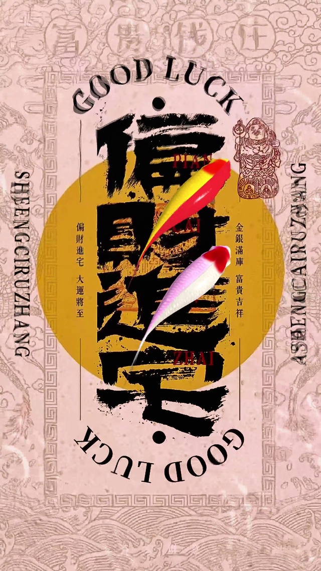 偏财进宅 4K发财壁纸