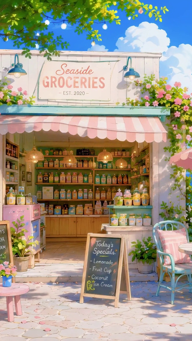 海边小店晴空