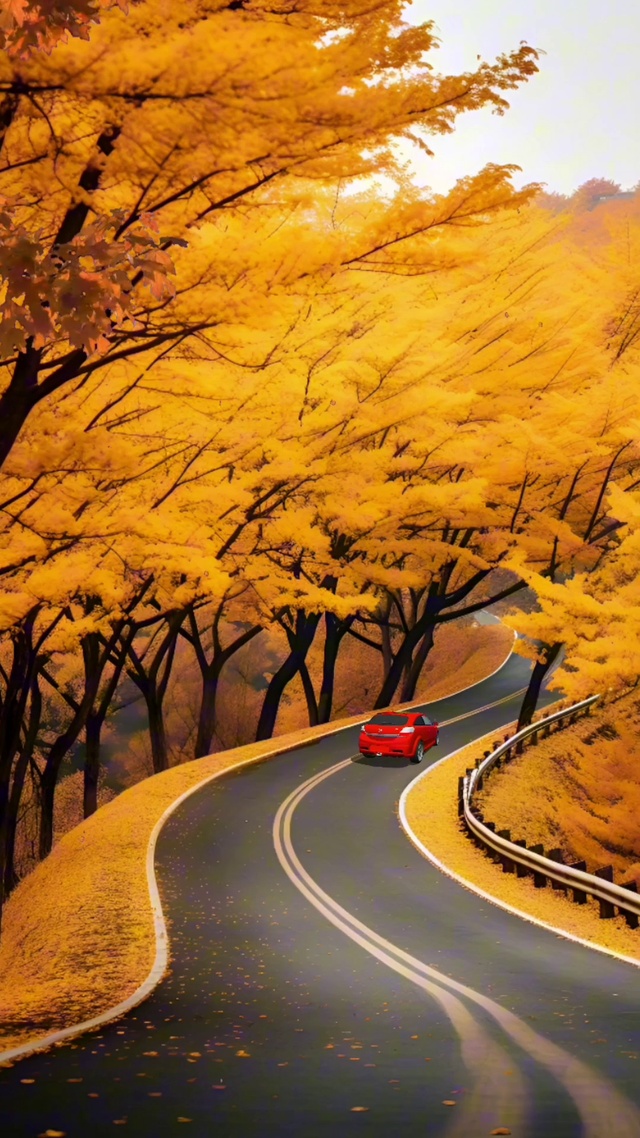 秋风落叶(风景手机动态壁纸) - 风景手机壁纸下载- 元气壁纸
