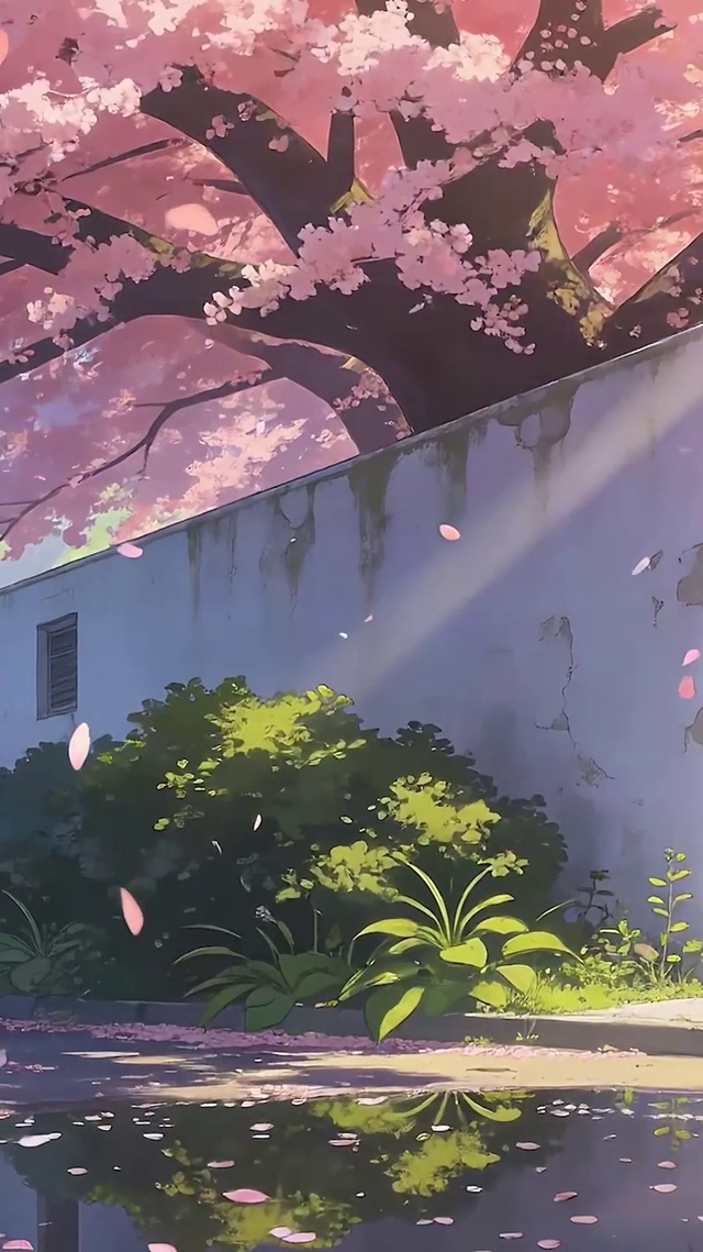 樱花树木