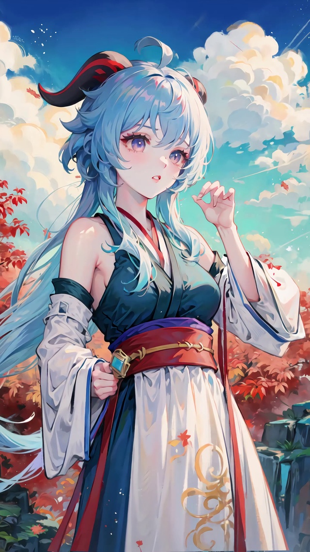 端庄的美少女甘雨