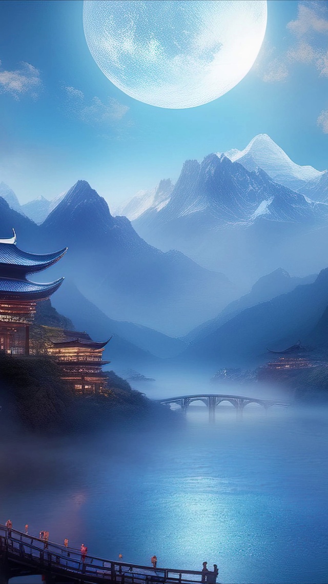 日月山川(风景手机动态壁纸) - 风景手机壁纸下载 - 元气壁纸