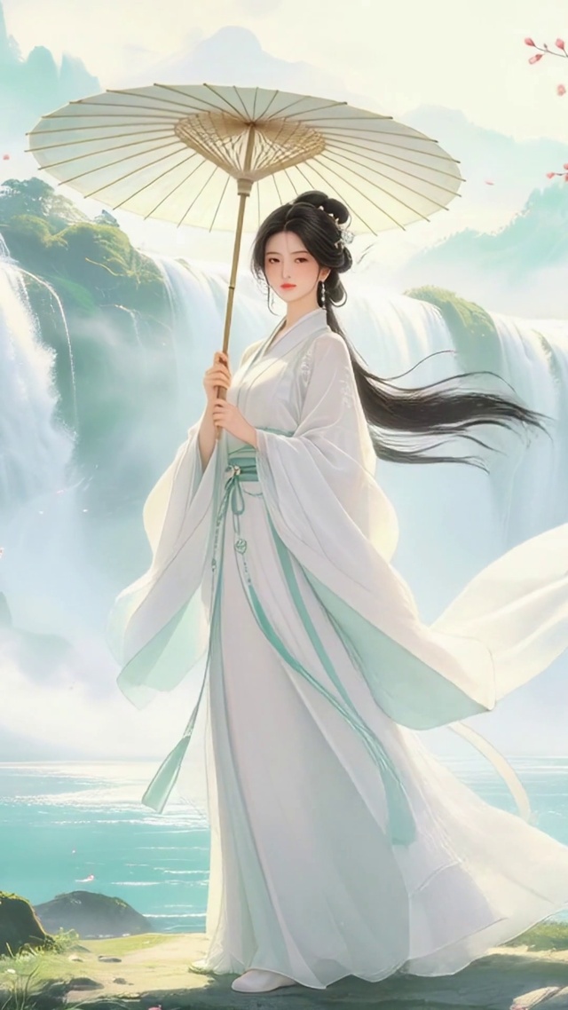 清新古风美女