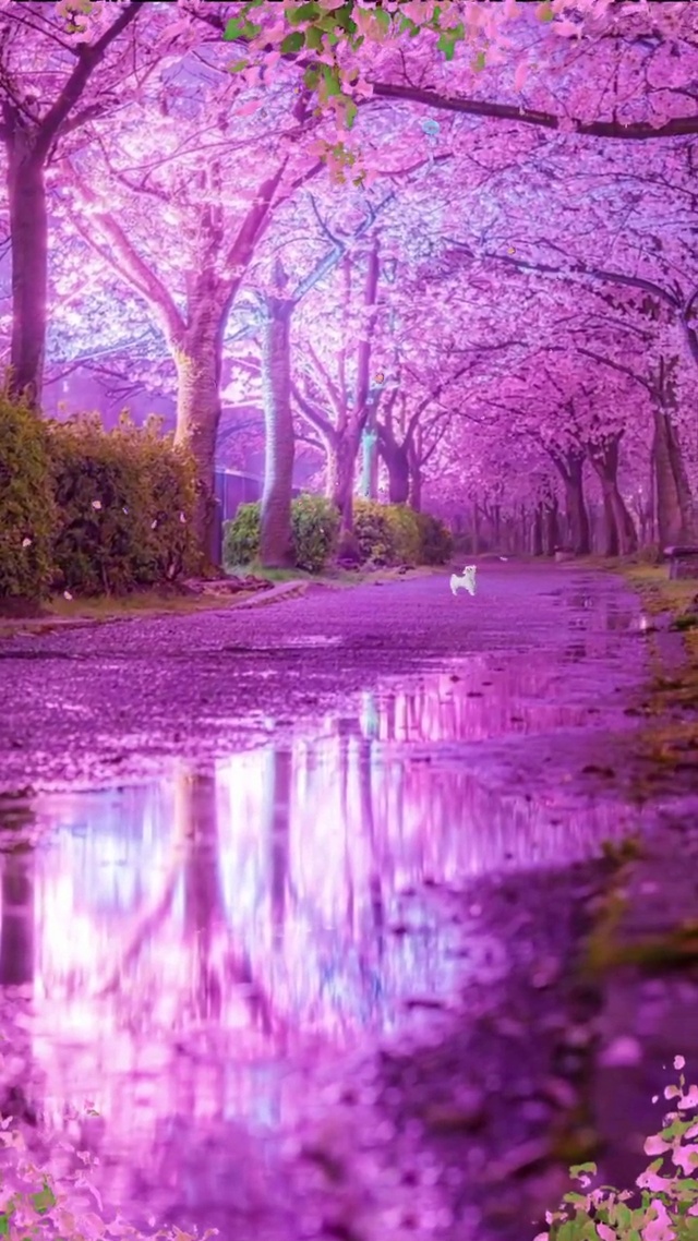 粉黛花海