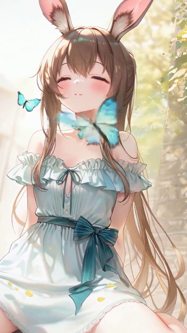 清新庭院兔耳美少女阿米娅