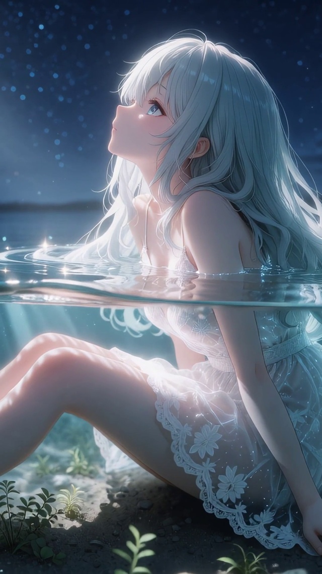 水中女孩