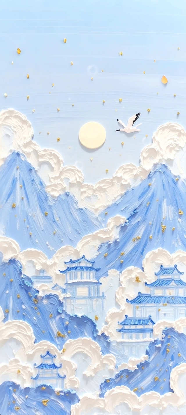 青山黛瓦仙鹤舞