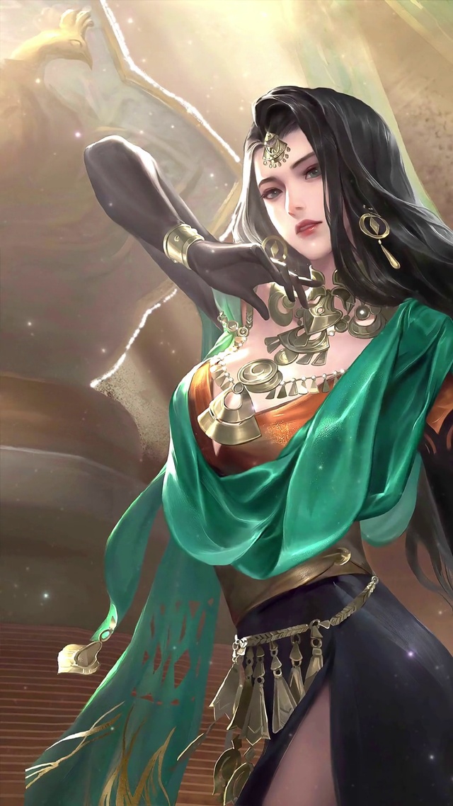 动漫西域风情美女
