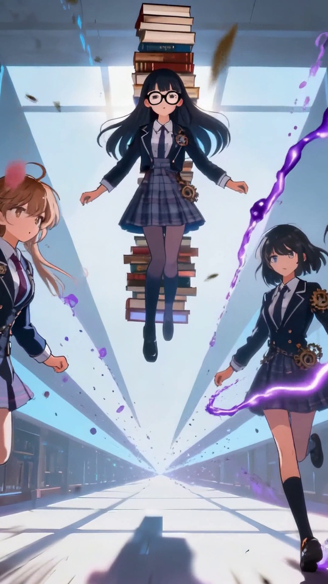 二次元学院女团图书馆的热血集结