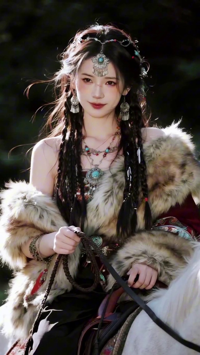 4K唯美古风美女